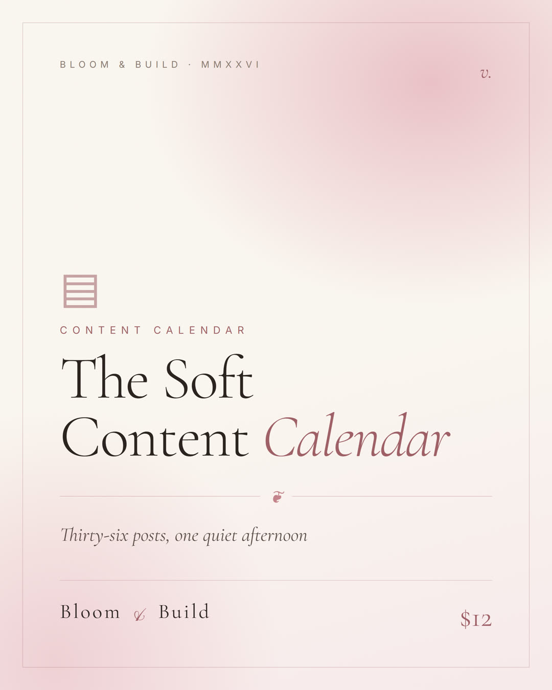 The Soft Content Calendar product cover